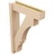 Ekena Millwork 6-in W x 22-in D x 34-in H Balboa Block Rough Cedar Woodgrain TimberThane Outlooker, Primed Tan OUTUR060X22X34BOA44RCPR - alternate 2